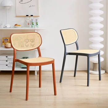 Креативный стул для мастера, пустотелые стулья для столовой, Утолщенная пластиковая мебель для дома, прочная несущая кухонная мебель