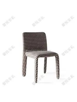 Американское обеденное кресло из массива дерева в скандинавском стиле, легкое роскошное односпальное туалетное кресло, дизайнерское мягкое кресло-сумка, стул для гостиничного модельного номера