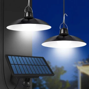 Солнечный подвесной светильник 1 Drag 1/1 Drag 2 Светодиодная лампа на солнечных батареях с дистанционным управлением, люстра для кемпинга, подвесной светильник для сада на открытом воздухе
