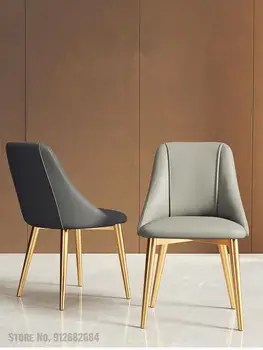 Современный обеденный стул бытовая легкая роскошная кухонная мебель скандинавский стул для макияжа в спальне обеденный стол из 6 стульев
