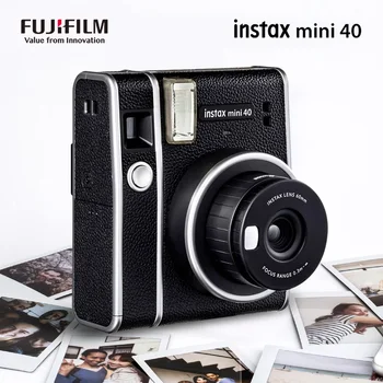 Оригинальная Камера Fujifilm Instax Mini 40 Горячая Распродажа Новой Мини-Камеры Instant Photo Черного Цвета Instax Camera С Пленкой Instax Mini
