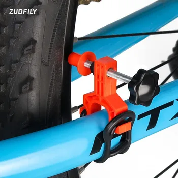 Подставка для крепления велосипедного колеса MTB Инструмент для ремонта колес шоссейного велосипеда с гаечным ключом Регулировка велосипедных дисков Аксессуары для велоспорта Инструмент для технического обслуживания