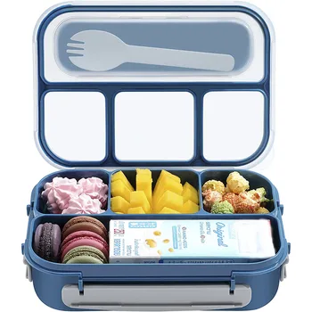 Коробка для еды Tiffin Box Ланчбокс для школьников Balance Bento Box Ланчбокс с 4 отделениями Кухонные Принадлежности Держатель для детских закусок