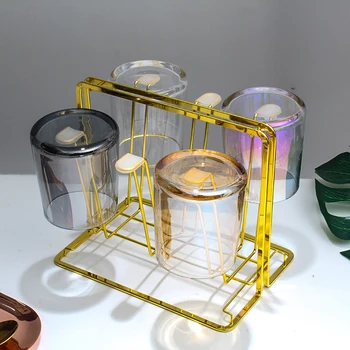 Японские Цветные очки ручной работы, стеклянная чашка, Кофейная кружка, Прозрачная Чайная кружка