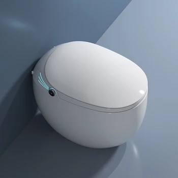 Интеллектуальный туалет Phoenix Egg Полностью автоматический переворачивающийся Встроенный унитаз без ограничения давления воды