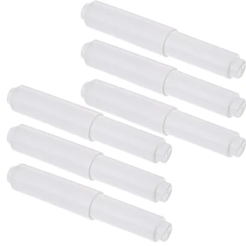 6 шт. устройство для намотки стержня для туалетной бумаги Пластиковый держатель для полотенец Телескопический пластиковый держатель для бумажных полотенец