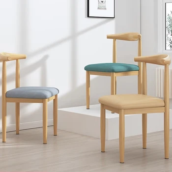 Удобные Скандинавские Современные Обеденные стулья, Деревянные Винтажные Одноместные кресла для отдыха, Минималистичная Мебель для дома Relax Meubles De Salon