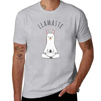 Новая футболка Llamaste, милые топы, летние топы, винтажная футболка, футболки больших размеров, мужская одежда