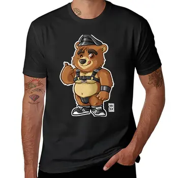 Футболка из серии KINKY CUB - BEARZOO, спортивная рубашка, мужская эстетическая одежда, мужские футболки с длинными рукавами