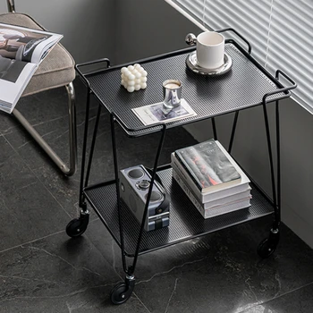Журнальный столик Nordic Iron Art Light Роскошный современный простой обеденный стол переносной стеллаж для хранения в маленькой гостиной