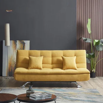 Современный простой складной диван-кровать для гостиной Небольшая квартира В скандинавском стиле Для сидения и лежания Многофункциональная ткань