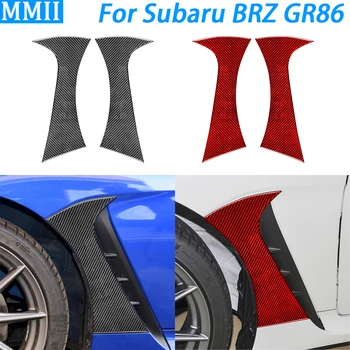 Для Subaru BRZ GR86 2022-23 Из настоящего углеродного волокна Боковое крыло Вентиляционное Отверстие Выходная панель крышка Декоративные Аксессуары для украшения автомобиля Наклейка
