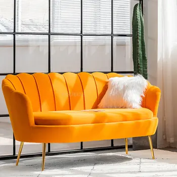 Диван-кресла с скандинавским акцентом, современный диван-гарнитур, мебель для гостиной, Небольшой диван-кресло для гостиной, Двуспальный диван-мебель для дома