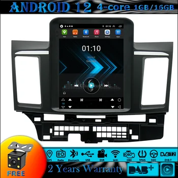 9,7 “Android 12 Головное Устройство Радио DAB WIFI GPS Спутниковая Навигация Для Mitsubishi LANCER 07-15