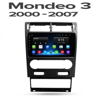 Автомагнитола Android 12 для Ford Mondeo 3 2000 - 2007 Мультимедийный плеер DVD Авторадио Видео CarPlay GPS Навигация