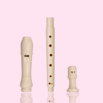 Чистящий стержень Флейта Красочные деревянные духовые инструменты 32,5x3,2 см Аксессуары Флейта Инструмент Пластиковый Рекордер с чистящим стержнем