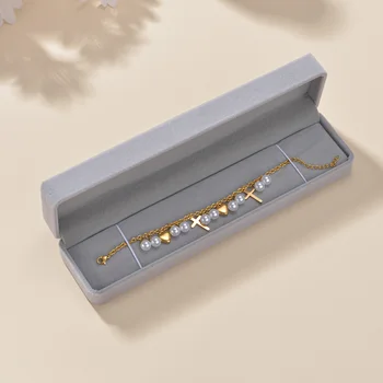 Набор ювелирных изделий Коробка для ожерелья Подарочные коробки Ювелирный дисплей Великолепные свадебные аксессуары для помолвки Упаковка подарка