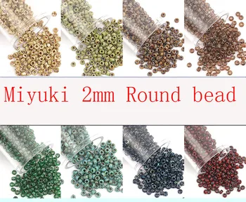 бусины Miyuki 2 мм, импортированные из Японии, рисовые бусины Picasso, аксессуары для браслетов и ожерелий своими руками