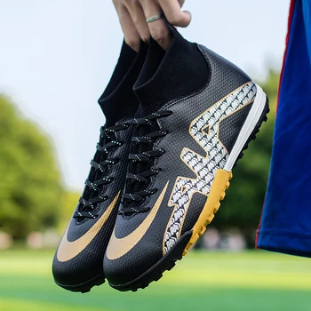 Качественная футбольная обувь Бутсы C.Ronaldo Прочные Легкие Удобные футбольные бутсы Уличные Оригинальные кроссовки для мини-футбола с шипами Оптом
