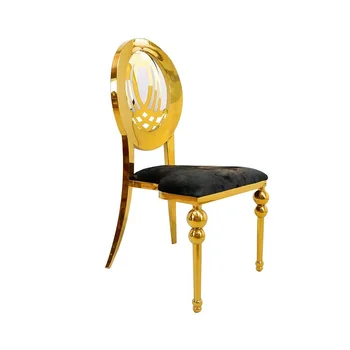50 шт. роскошное офисное кресло Fame из нержавеющей стали, мебель для современных металлических мероприятий, стулья для ресторана отеля