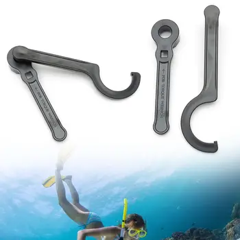 Спортивное подводное плавание С маской и трубкой Гаечный ключ для разборки бокового крепления Гайка Инструмент для сборки Принадлежностей для подводного плавания BCD Комбинированный соединительный винт