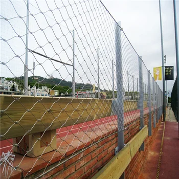 Забор из проволочной сетки с превосходной гибкостью Трос из нержавеющей стали для ограждающей стены