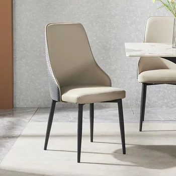 Кухонный элегантный металлический стул Nordic Mobile Для гостиной, Обеденные стулья Relax Design Мебель для ресторана Sillas De Cocina