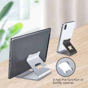 Универсальные настольные держатели для телефонов, Алюминиевые настольные держатели для мобильных телефонов, противоскользящие Металлические подставки для мобильных телефонов для iPad iPhone Xiaomi